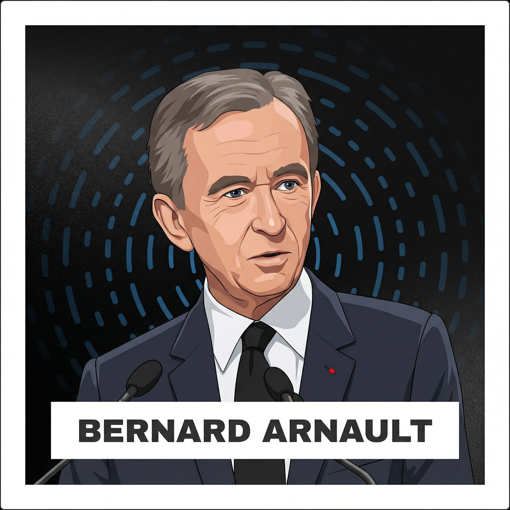 Portrait of Bernard Arnault