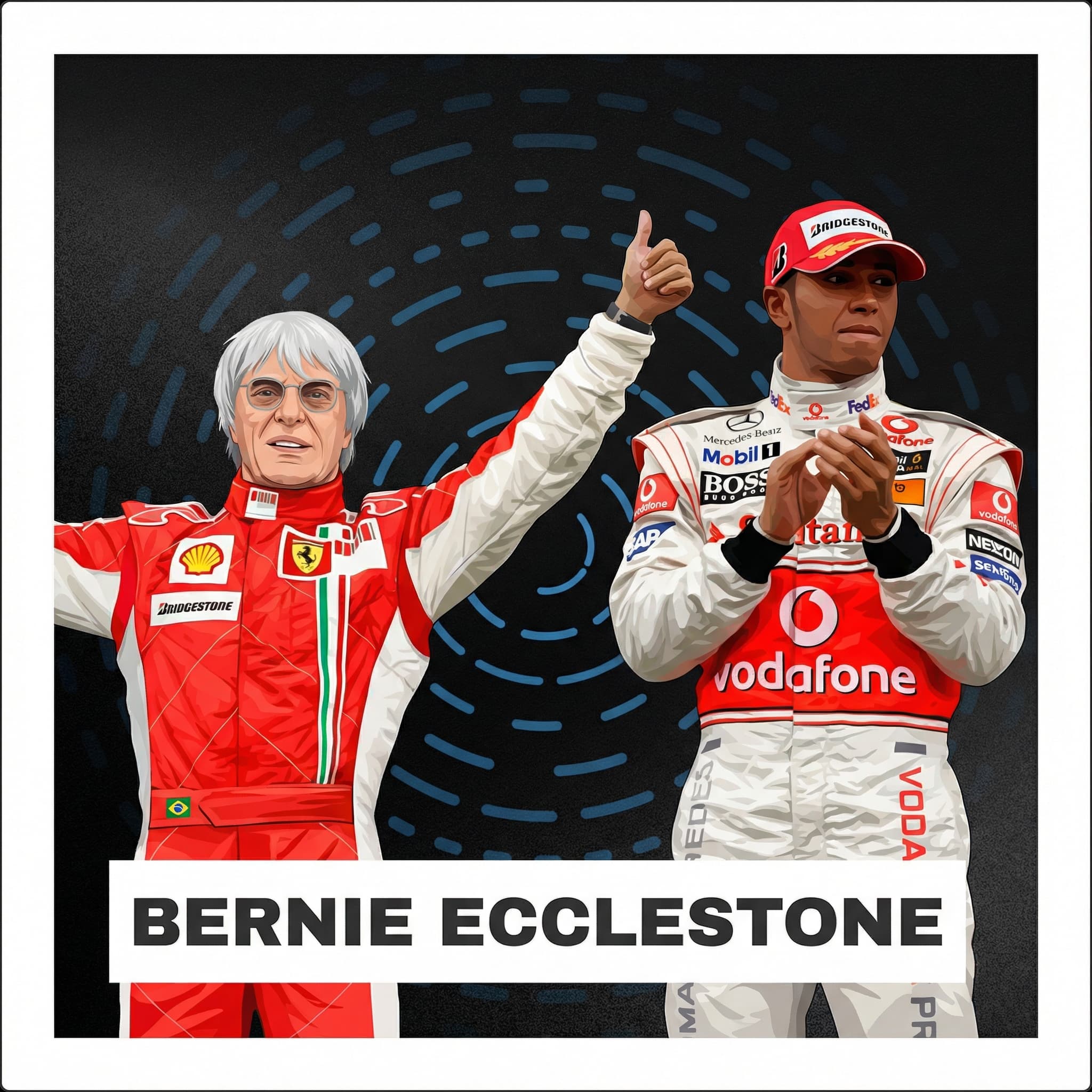 Portrait of Bernie Ecclestone