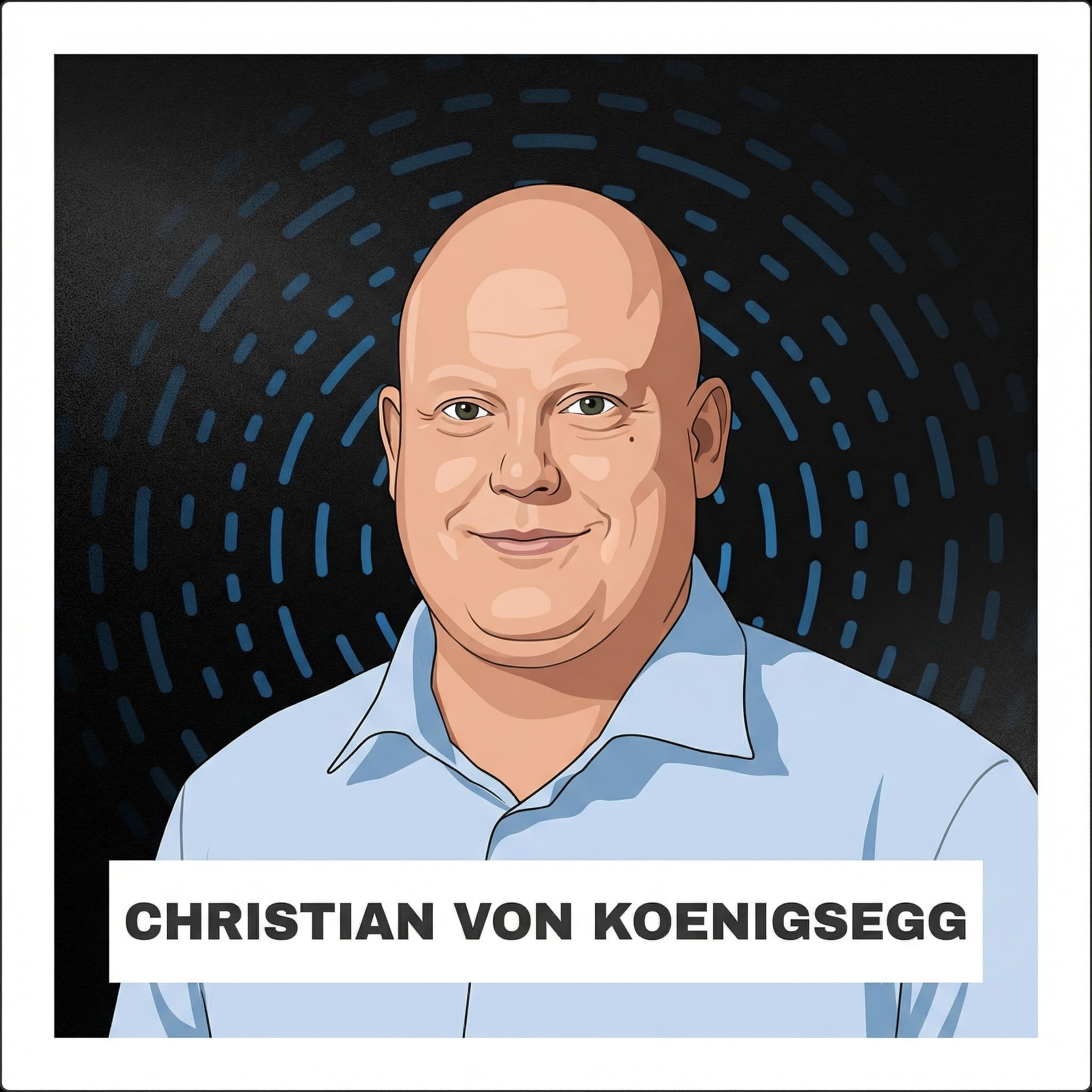 Portrait of Christian von Koenigsegg
