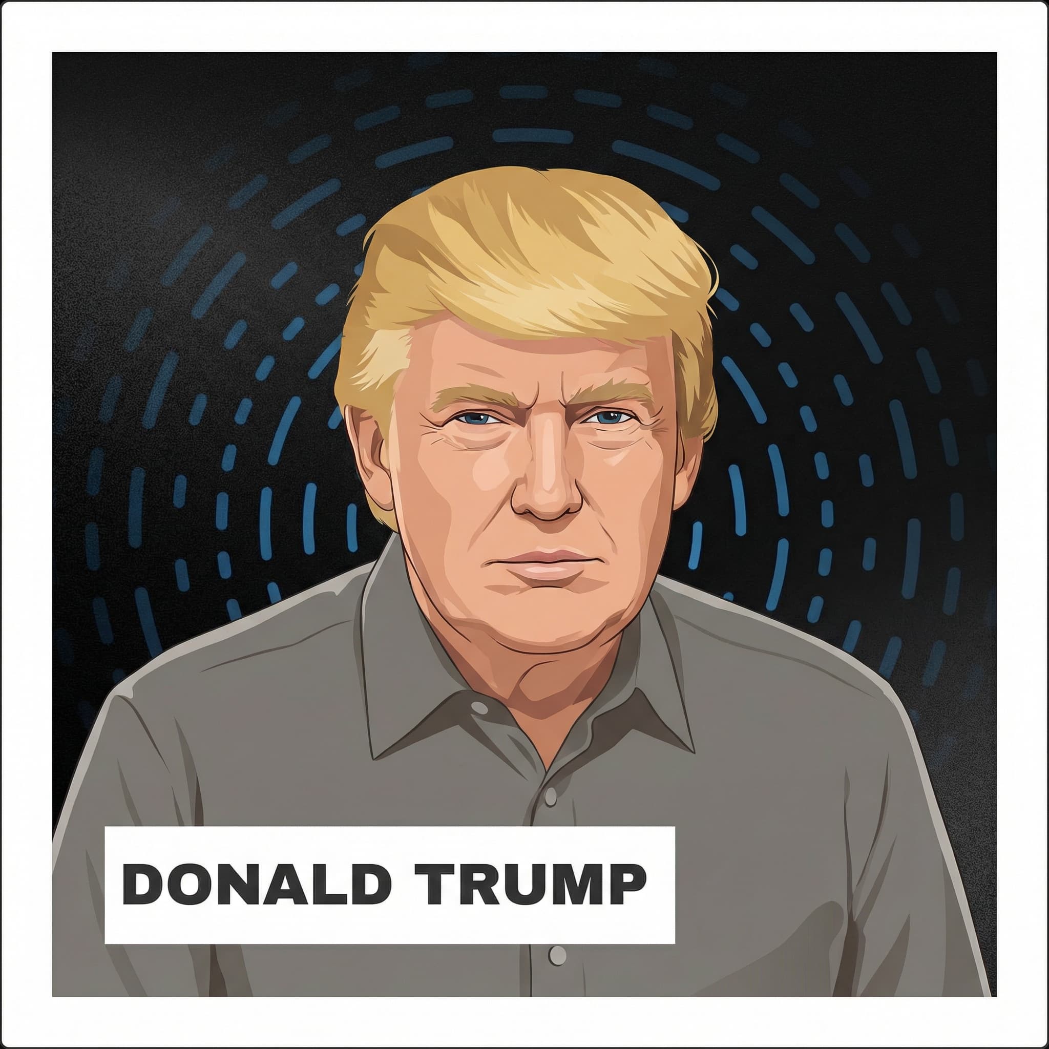 Portrait of Donald Trump