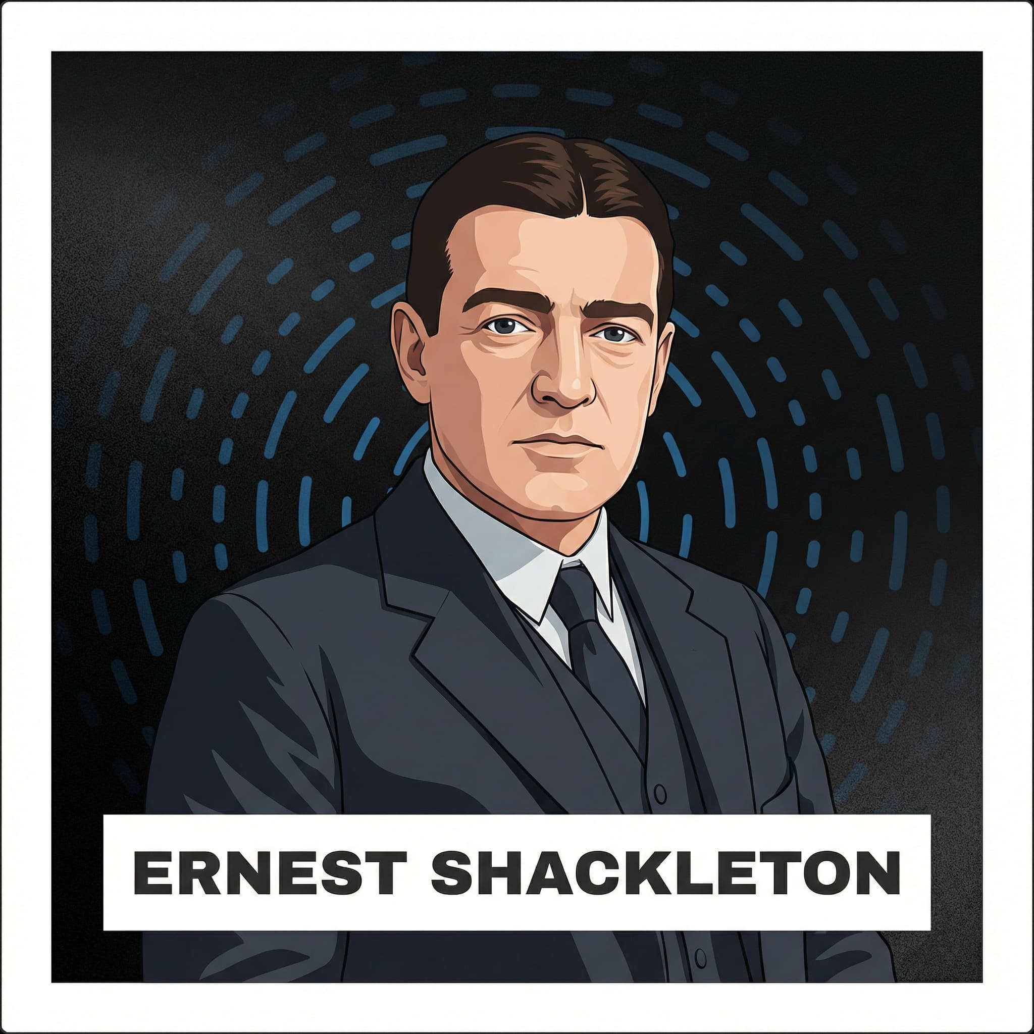 Portrait of Ernest Shackleton