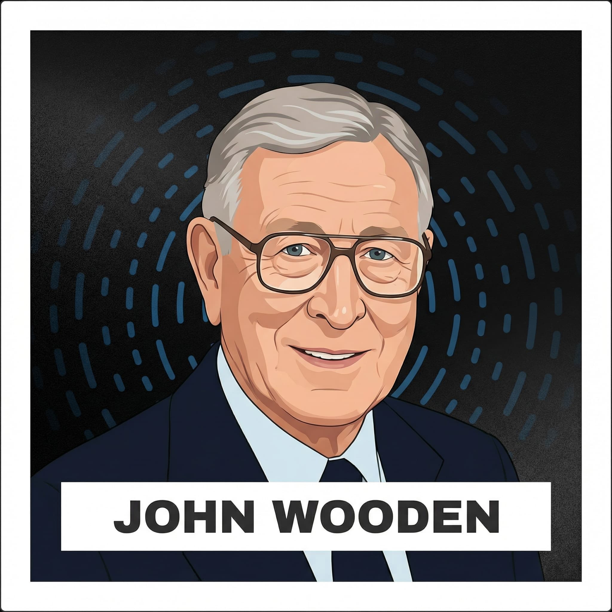 Portrait of John Wooden