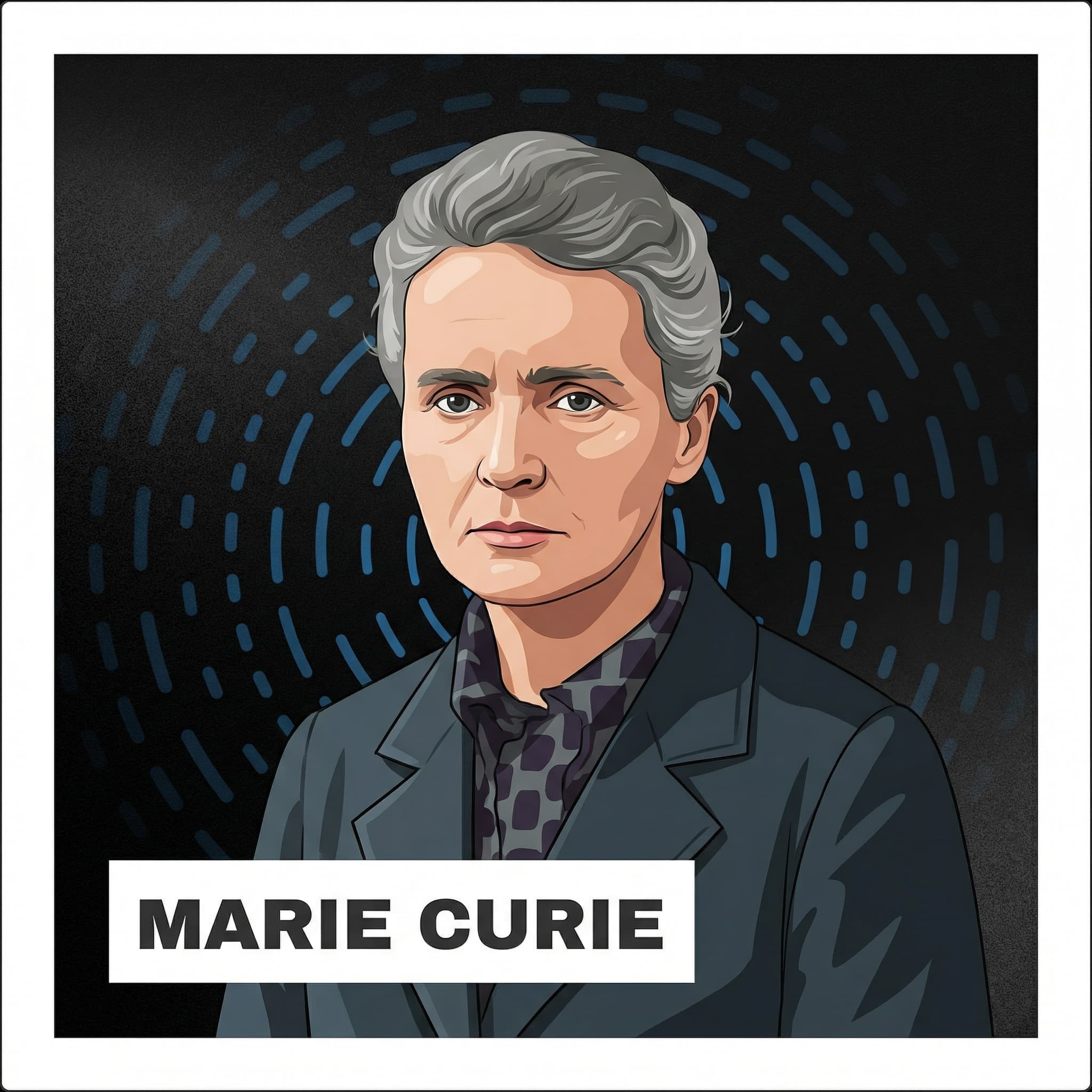 Portrait of Marie Curie