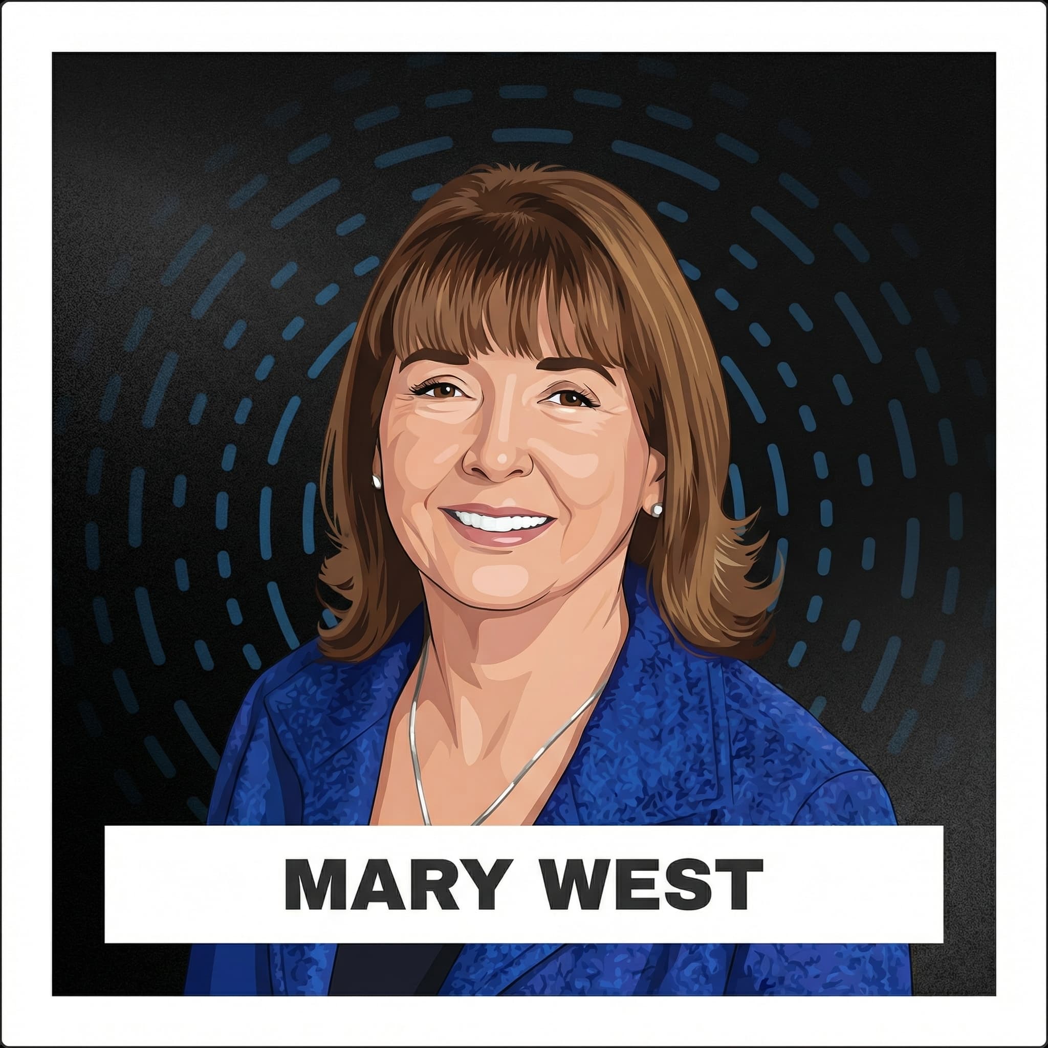 Portrait of Mary West