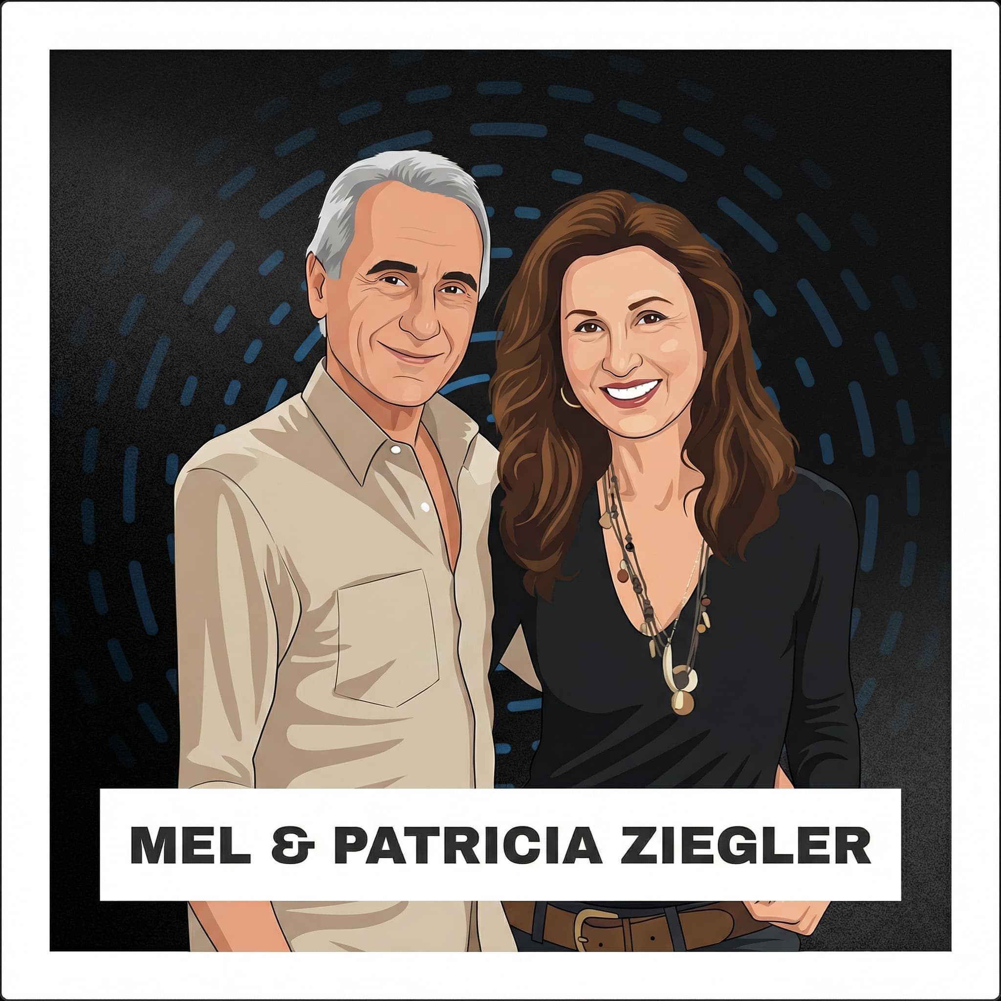 Portrait of Mel & Patricia Ziegler