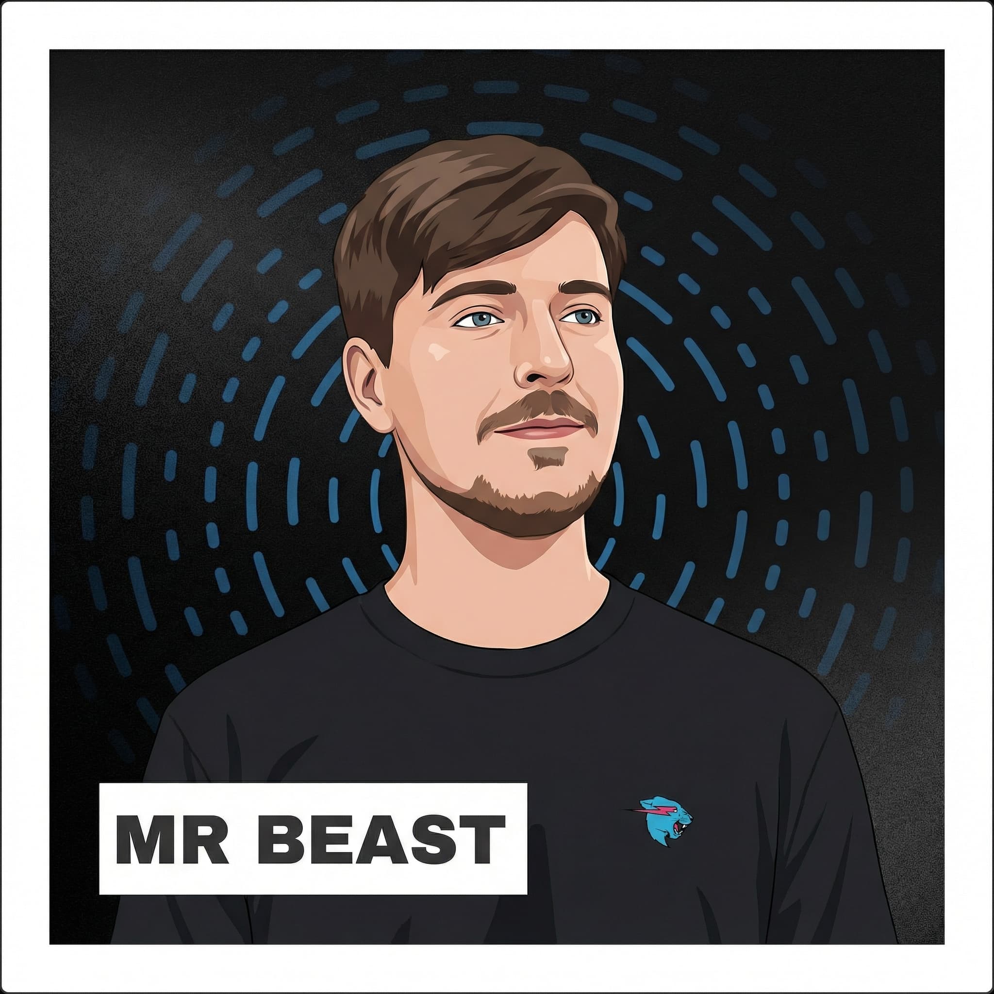 Portrait of MrBeast (Jimmy Donaldson)