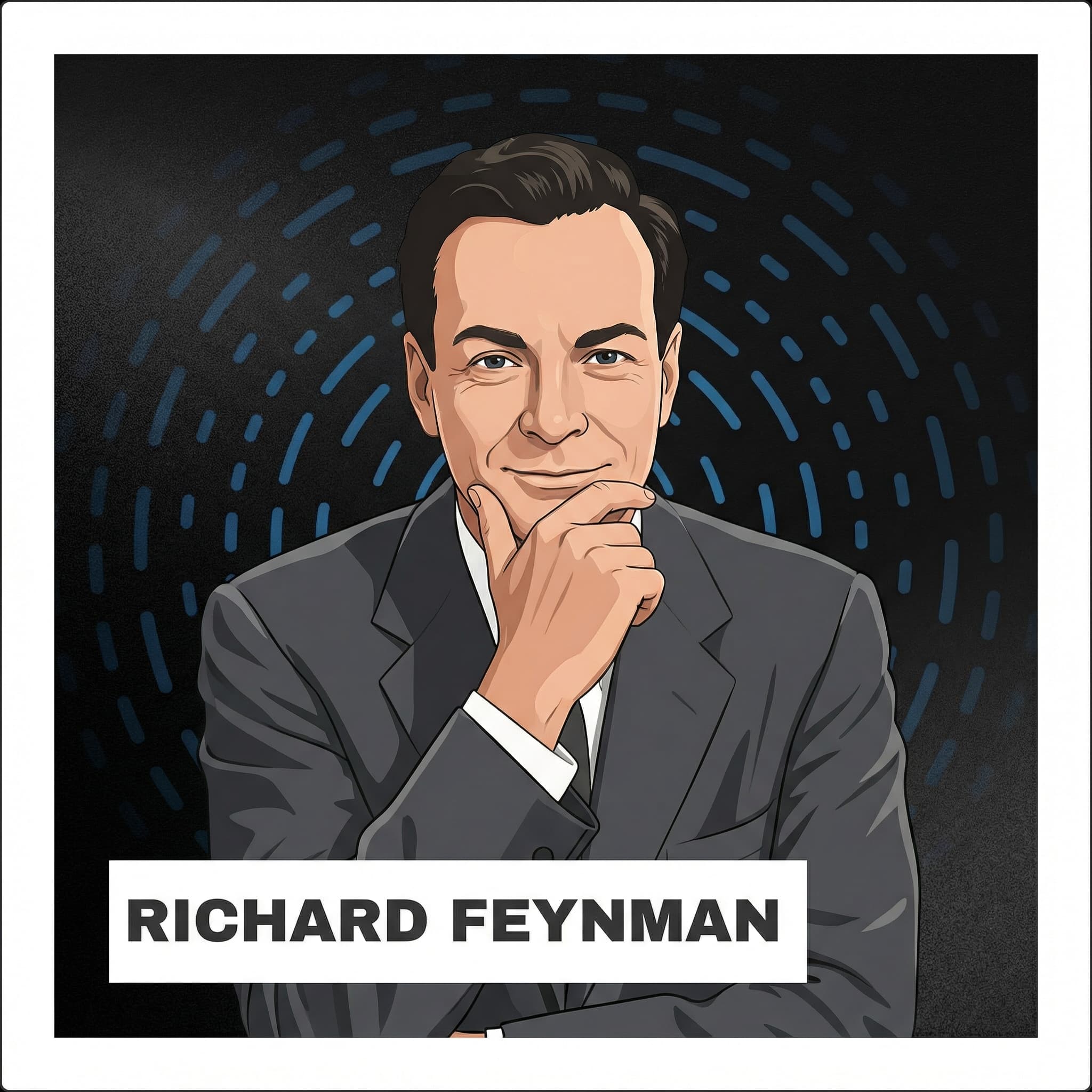 Portrait of Richard Feynman