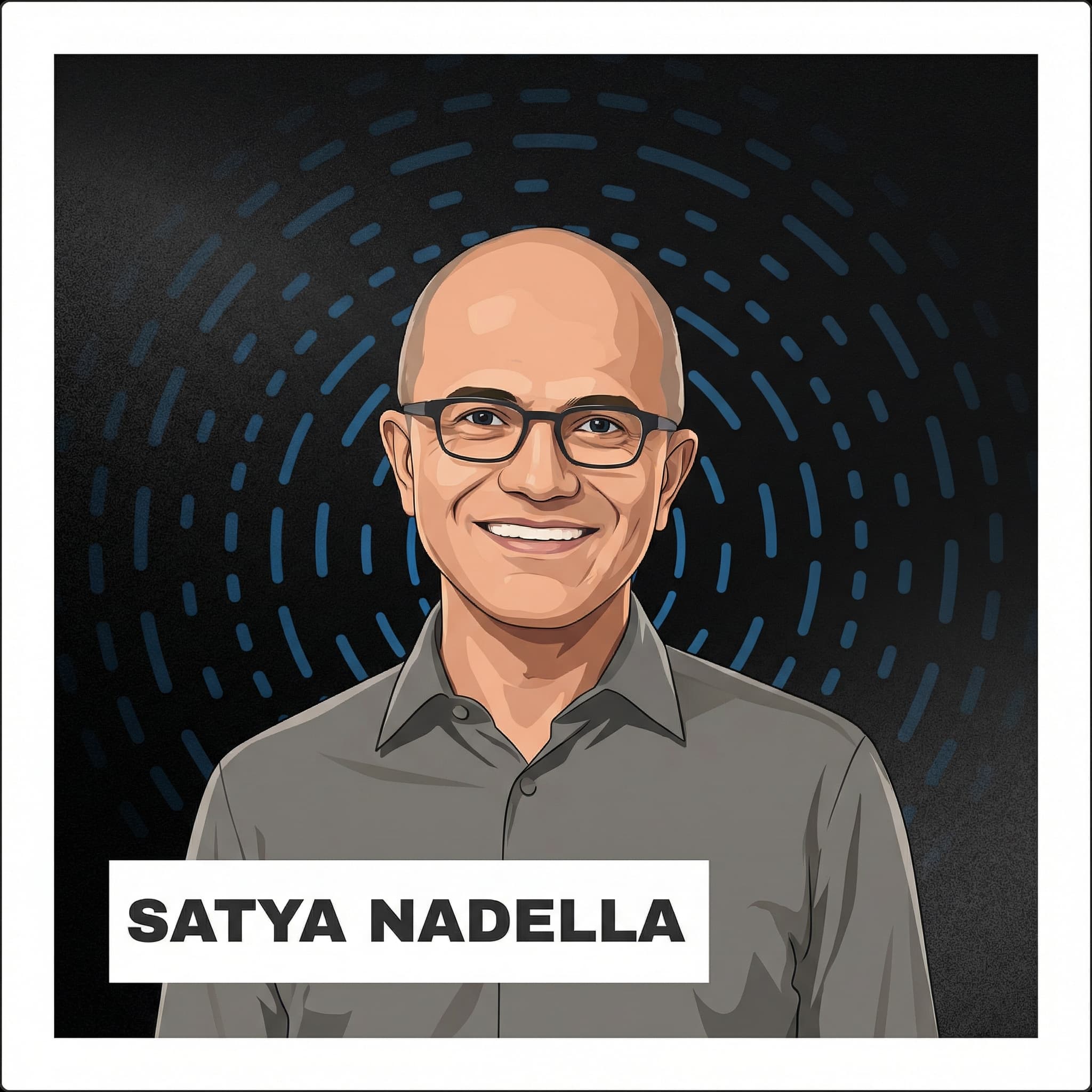 Portrait of Satya Nadella