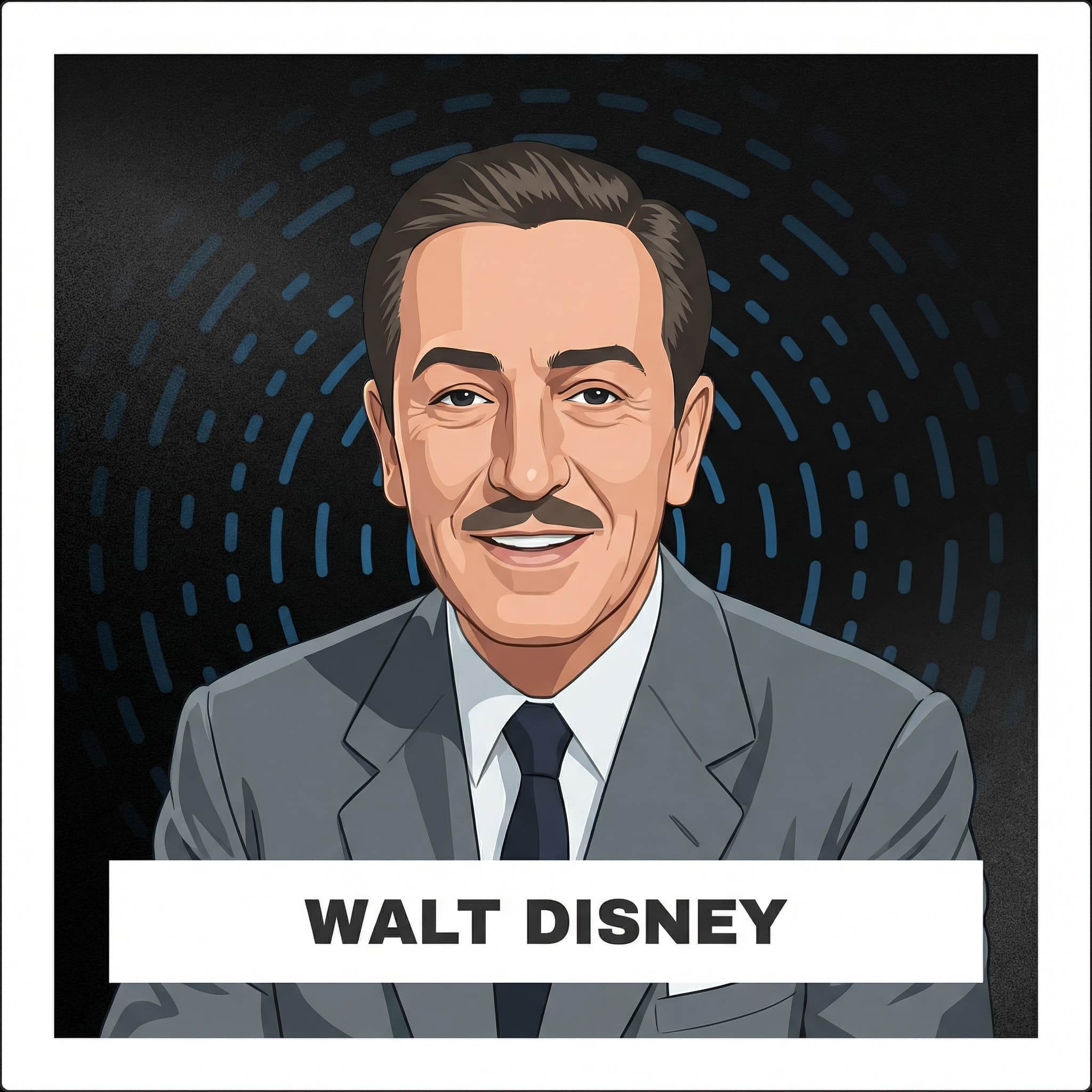 Portrait of Walt Disney