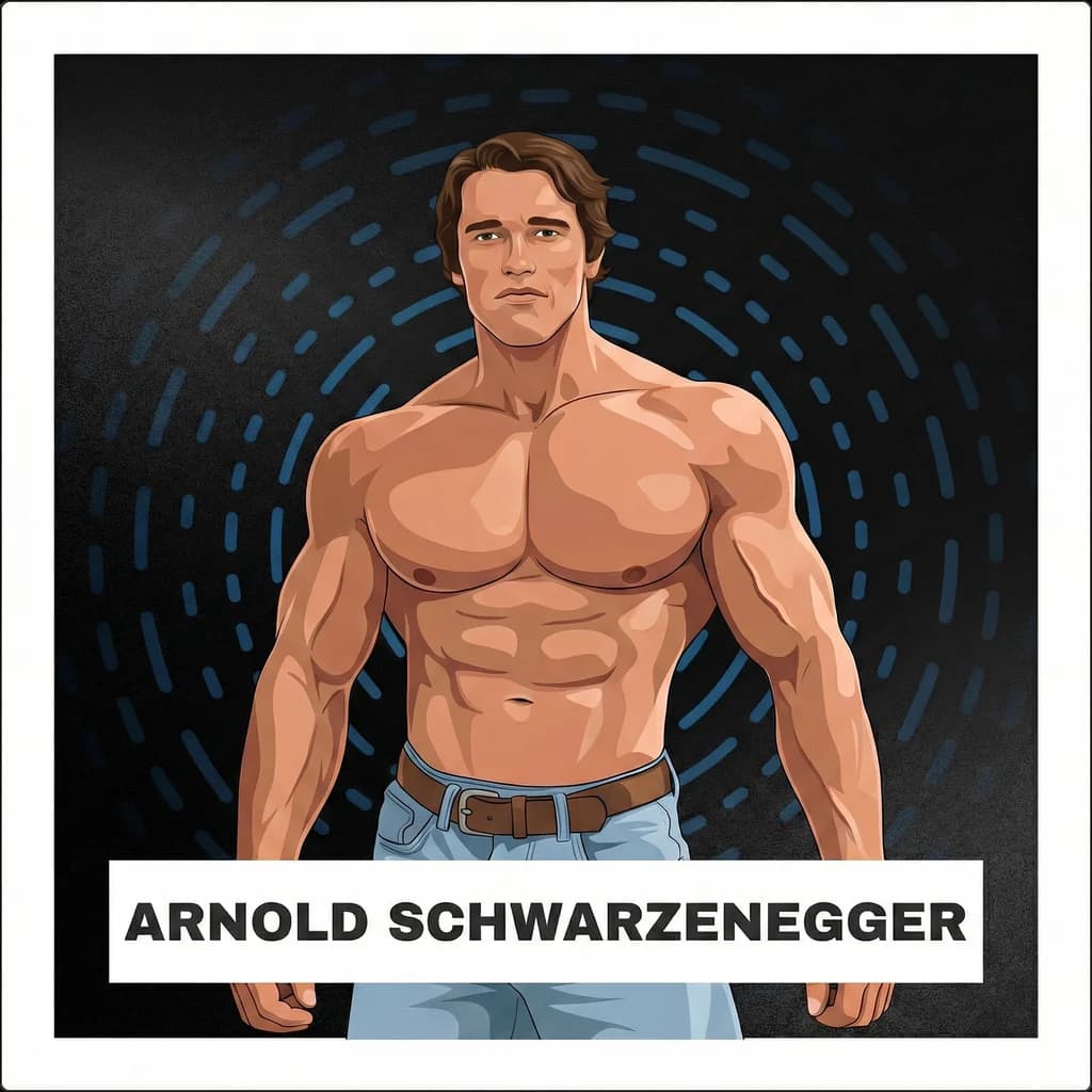 Portrait of Arnold Schwarzenegger
