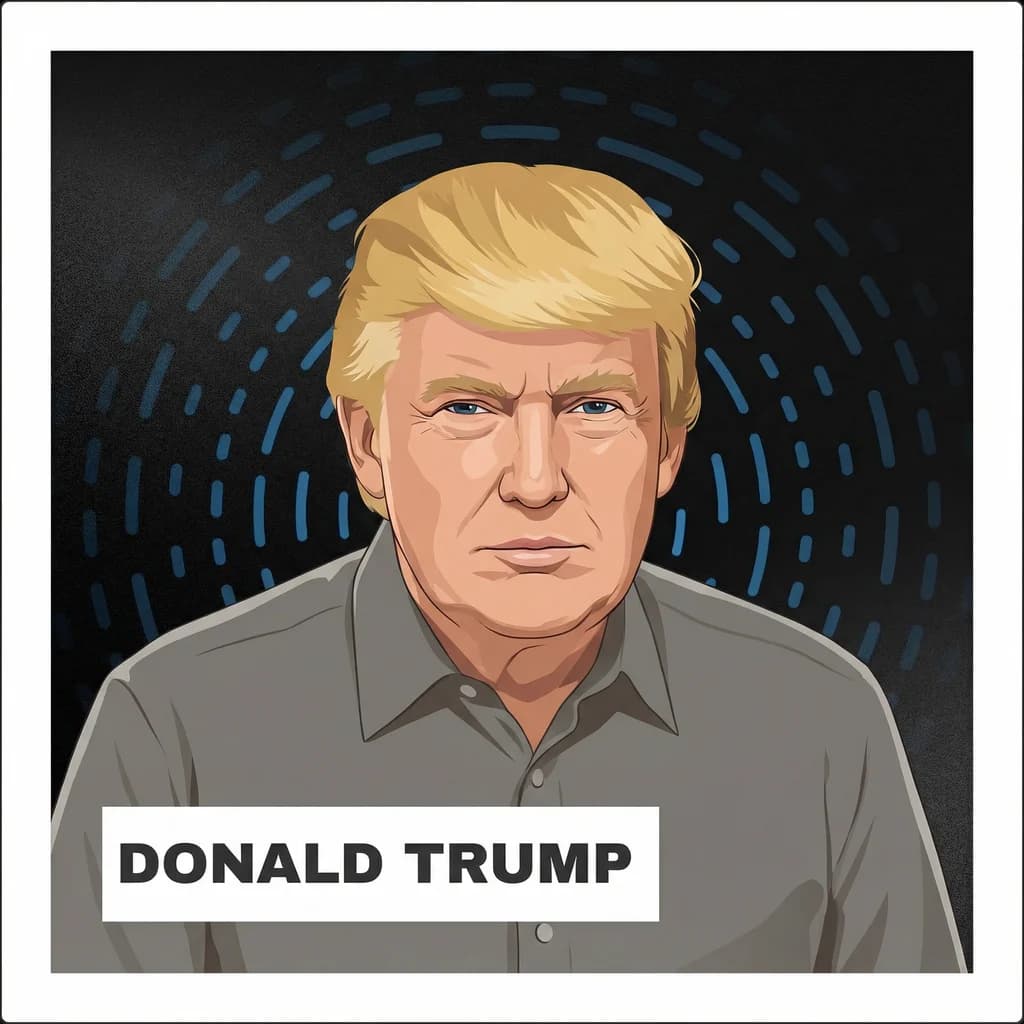 Portrait of Donald Trump