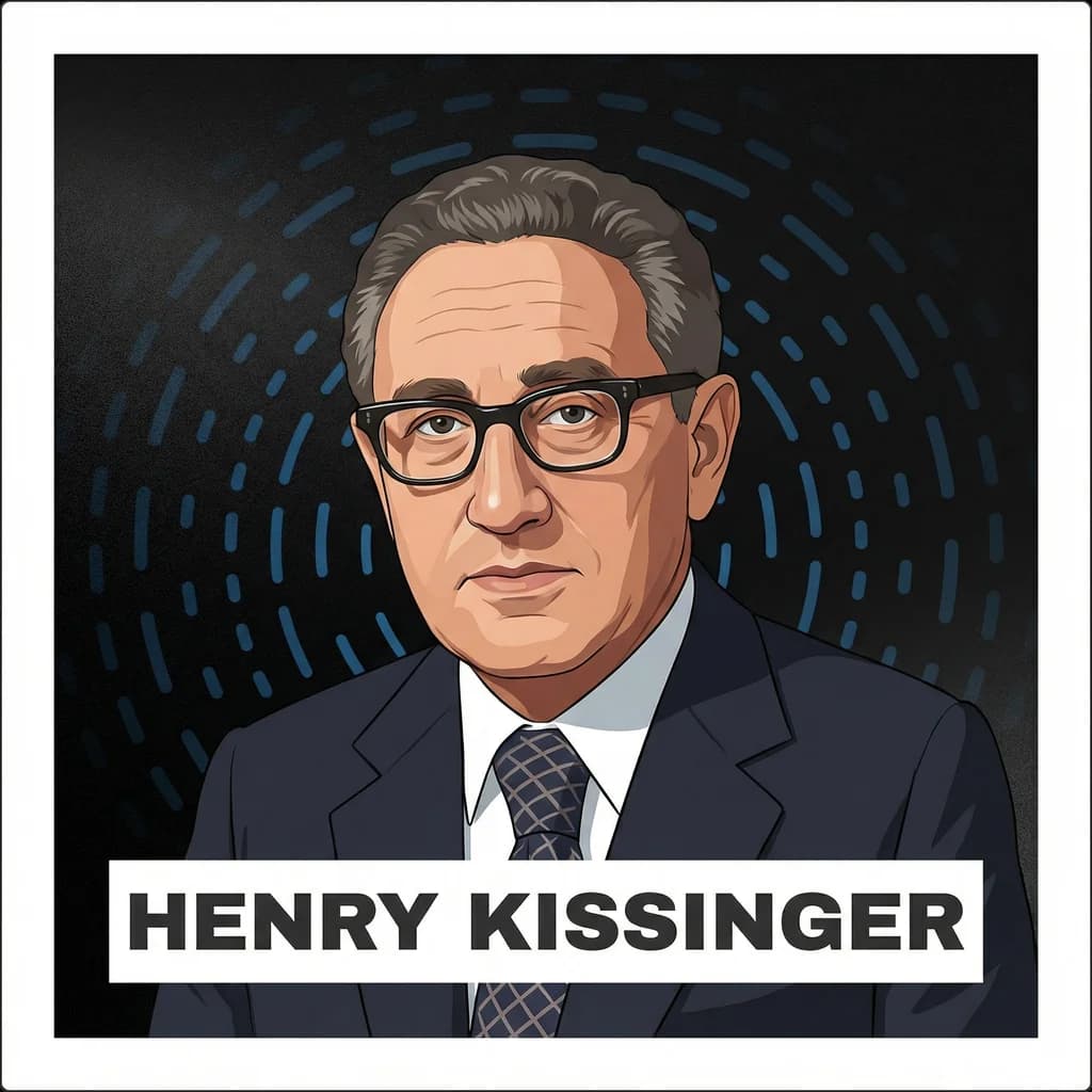 Portrait of Henry Kissinger