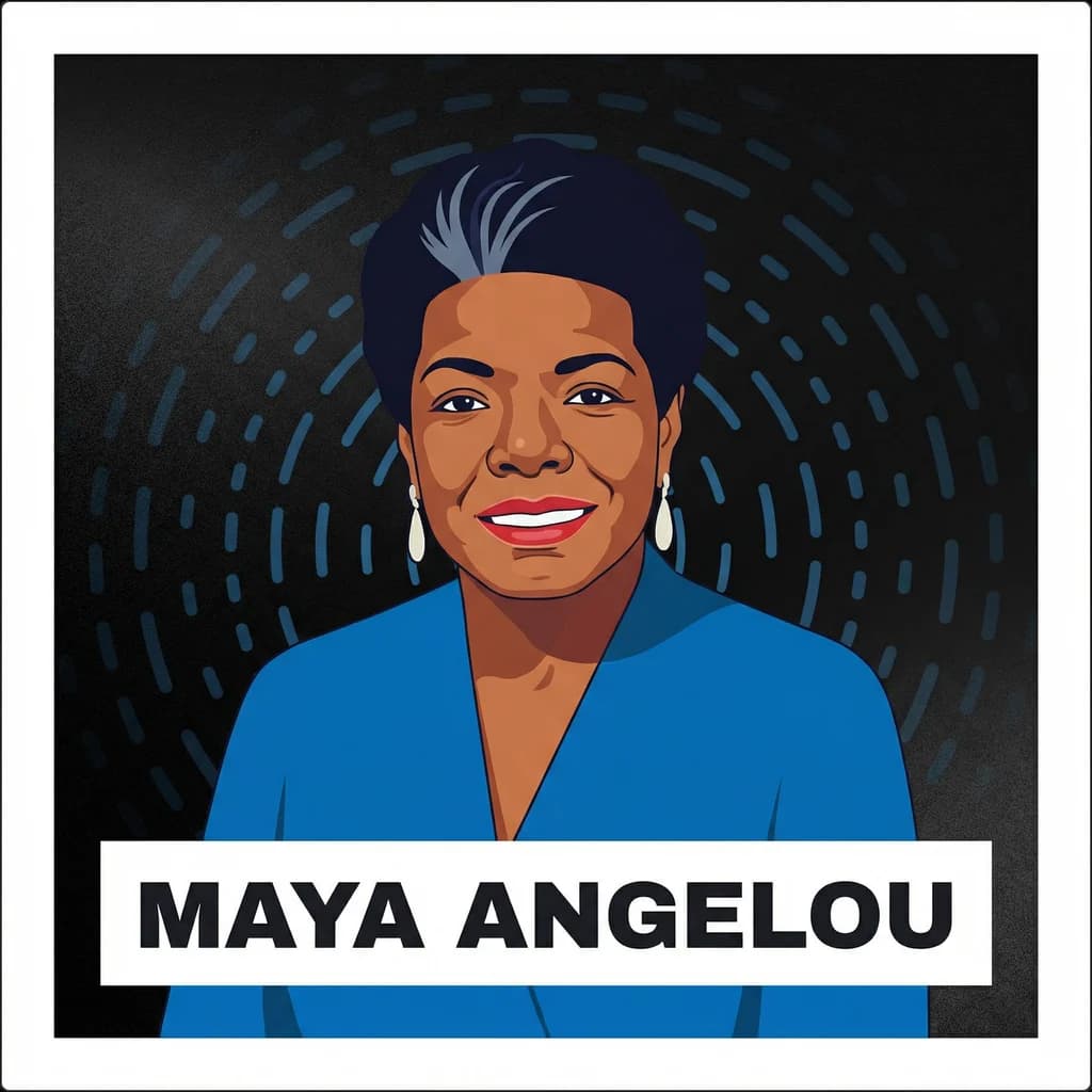 Portrait of Maya Angelou