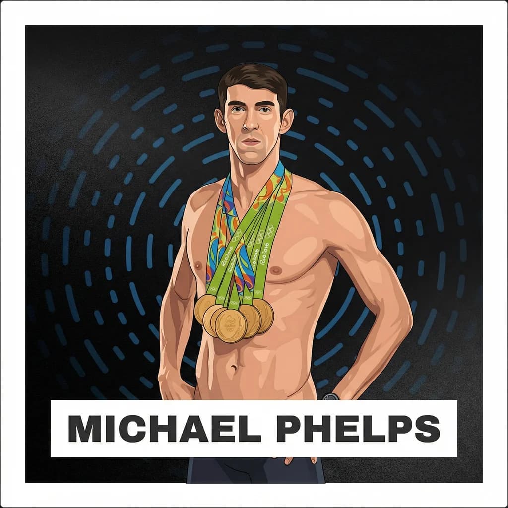 Portrait of Michael Phelps
