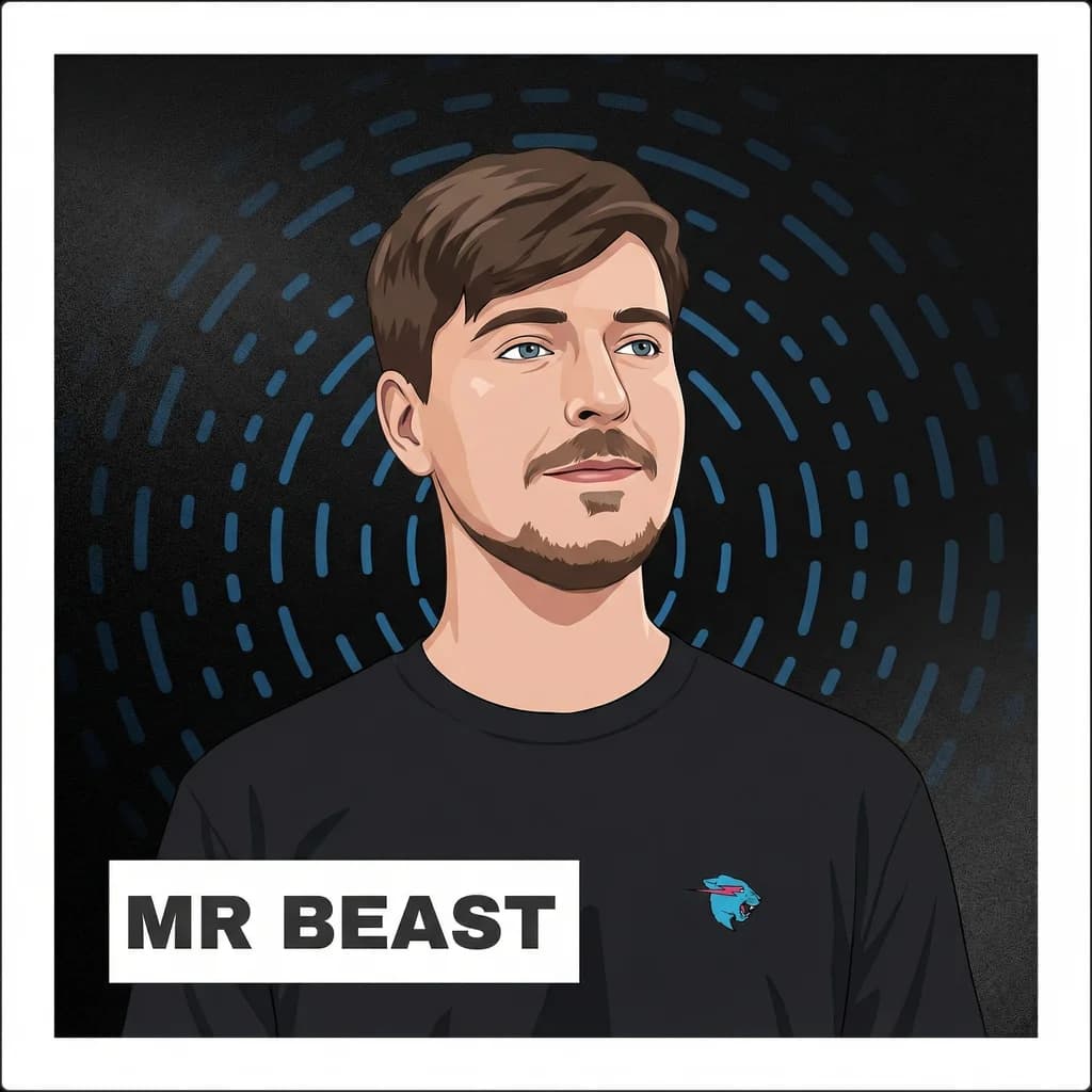 Portrait of MrBeast (Jimmy Donaldson)