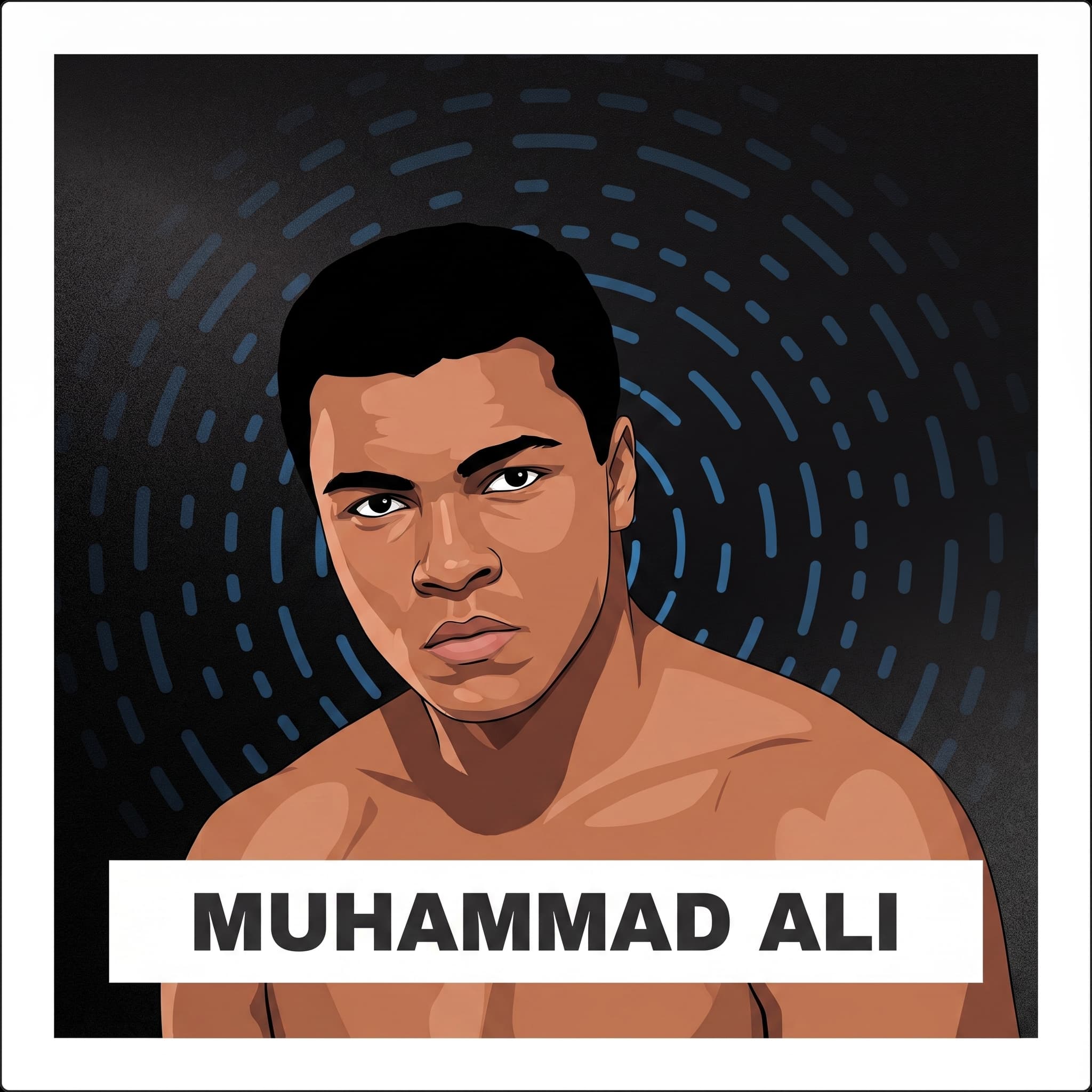 Portrait of Muhammad Ali