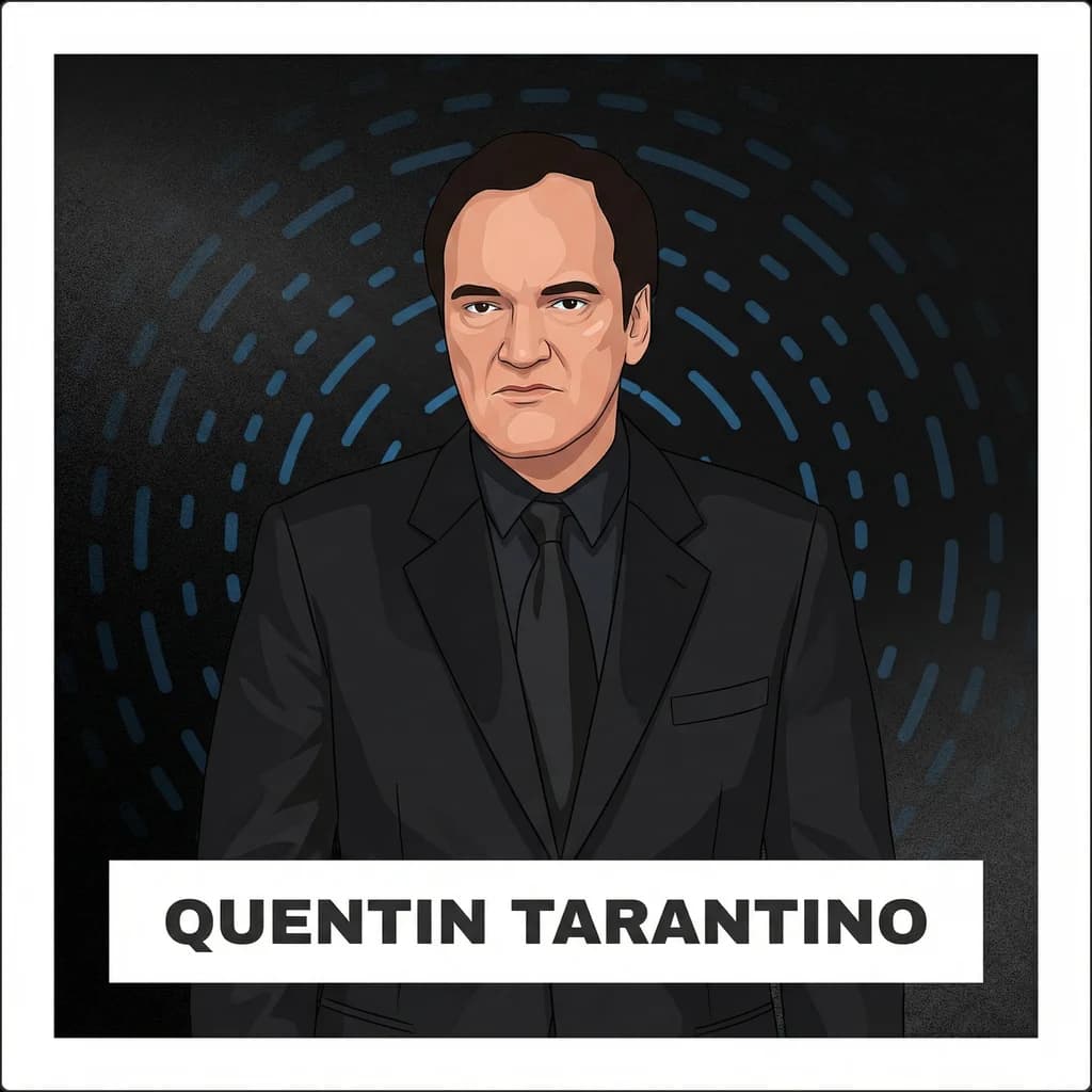 Portrait of Quentin Tarantino